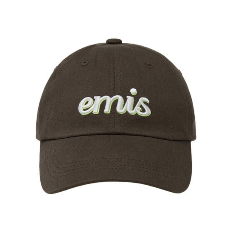 

EMIS LAYERED LOGO BALL CAP-BROWN BROWN