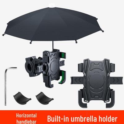 Motorcycle/Bike Phone Holder with Mini Umbrella