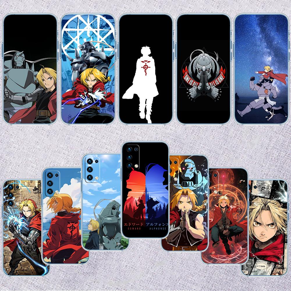 BH23 Fullmetal Alchemist Transparent Phone Case for Motorola Moto Edge 20 30 40 50 S30 Fusion Ultra Pro Neo Lite + G200 G23