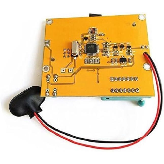 HiLetgo LCR-T4 Multifunctional Resistor Capacitor Diode SCR Inductor Triode MOSFET Tube Meter Tester component tester kit 9V with 128 * 64 Green