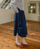 Pigment Balloon String Half-Banding Skirt (Kysk2511027)