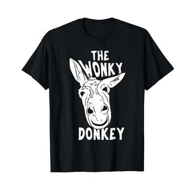 The Wonky Donkey Funny Lover Farm Animal T Shirt Vintage Designer Clothes Soft Slightly Breathable Versatile Unisex