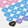 Diamond Number Stickers Set for Embellishment And Crafts - Pack of 8
