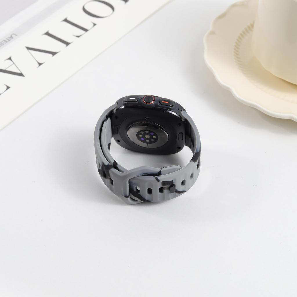 For Samsung Galaxy Watch Ultra Strap 47mm Accessories wristband belt Sport Silicone correa Bracelet Galaxy Watch 7 8 ultra band