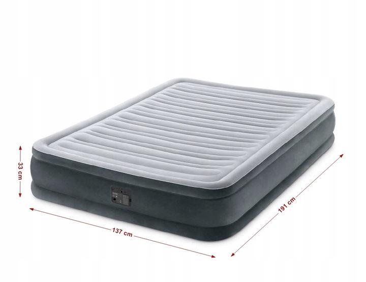 Air Bed Comfort-Plush Full Mattress 137 X 191 X 33 Cm With Built-In Compressor #67768