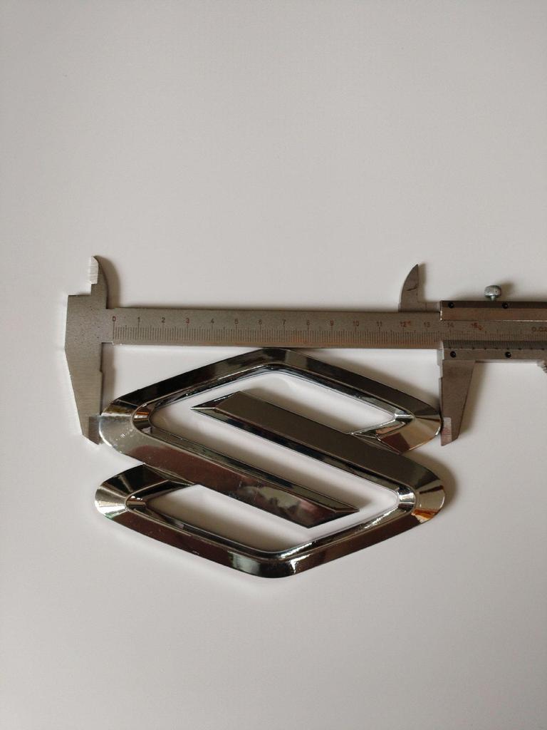Suzuki S Logo Badge - Original Hollow Front Grille Emblem