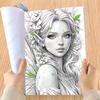 New A4 Flower Fairy Coloring & Drawing Book - Thick Pages