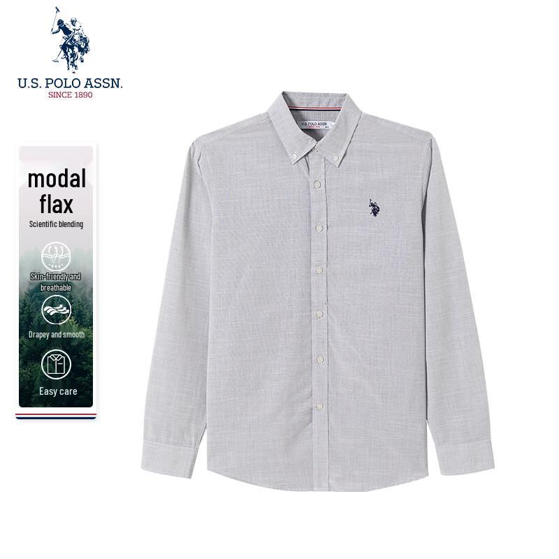 

U.S. POLO ASSN. Men s Business Casual Long-Sleeve Shirt 52