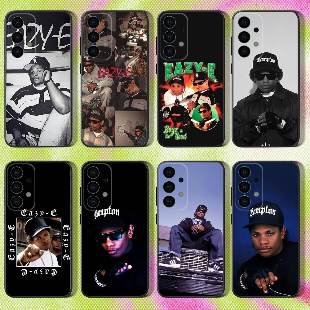 Rapper E-Eazy E Phone Case For Samsung S25,S24,S21,S22,S23,S30,Ultra,S20,Plus,Fe,Lite,Note,10,9,5G Black Cover