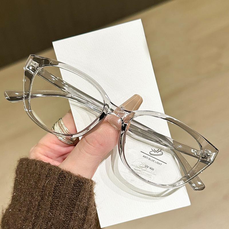 

TR90 New Trendy Frame Fashionable Retro Versatile Anti-blue Light Glasses For Casual Wearing Myopia Glasses Frame MH9047 сірий