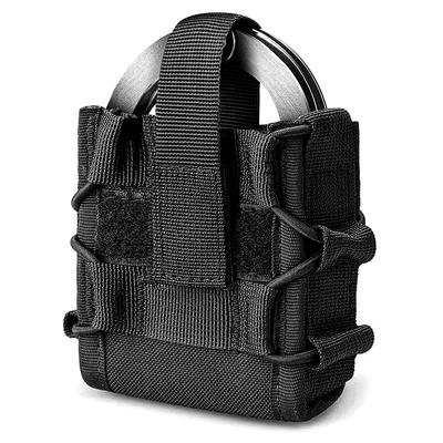 Tactical Handcuffs Holster Open Top Handcuff Case Molle Pouch Shackles Holster Small Pockets Case Handcuff Belt Accessories