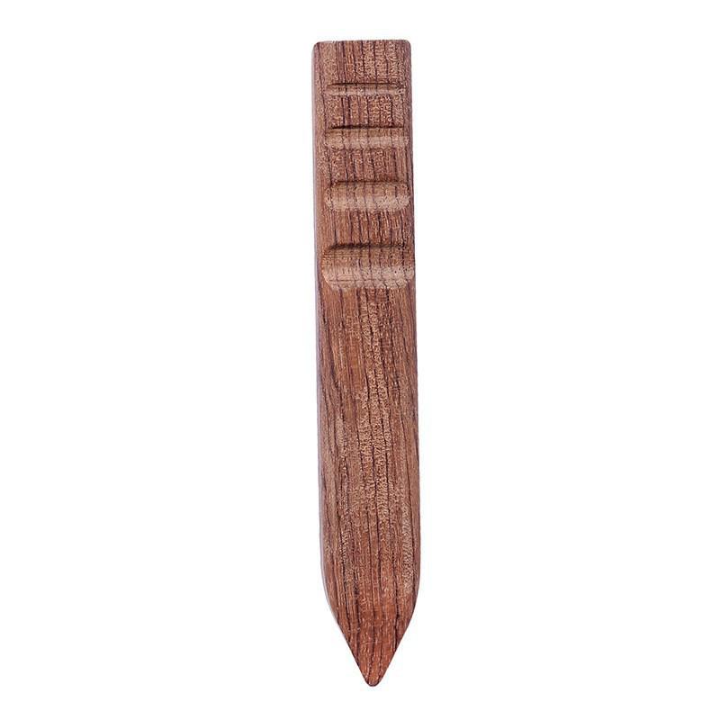 Ebony Beech Pearwood Leather Edge Polishing Stick - Handmade DIY Tool