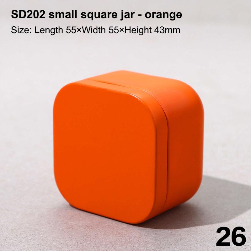 Bärbar Multifunktionell Enfärgad Mini Plåtlåda Med Lufttätt Lock Te Förseglad Burk Förpackningslåda Liten Plåtburk Te Förvaringsburk Gåva