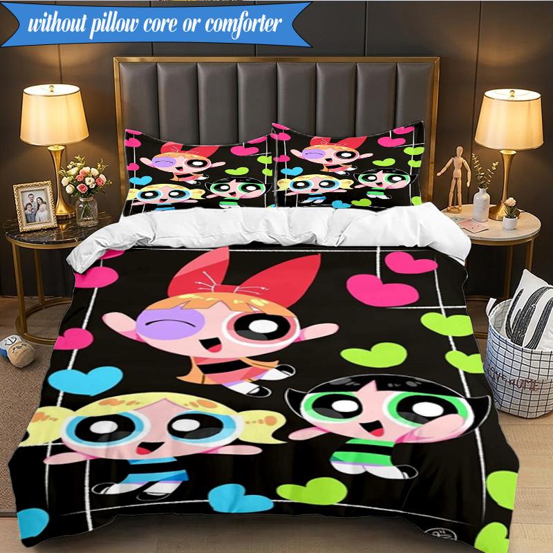 Power police  Adventure 3pcs K-pop music group Bedding set,Ideal for Bedroom, Dormitory,Including Duvet Cover And 2pcs Pillowcases,Fan gifts
