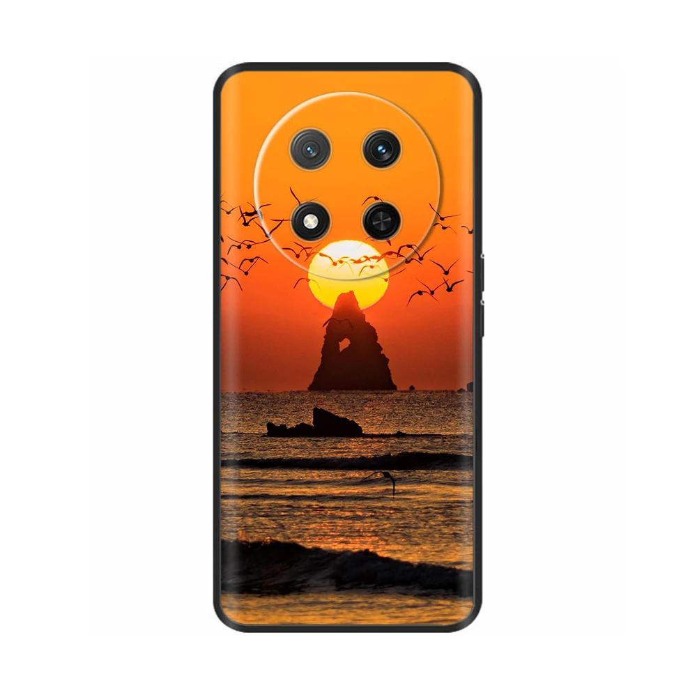Für Honor Magic7 Lite 5G Hülle Blume Weiche Silikonhülle Für Coque Honor Magic7 Lite Hülle Magic 7 Handyhülle Magic7 Pro Schalen
