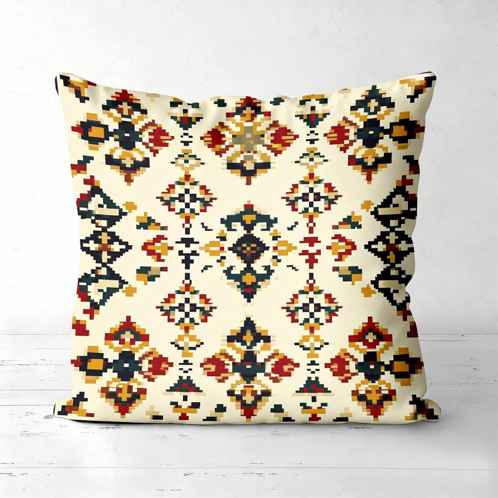 Bohemian Style Printed Decorative Throw Pillow Covers Polyester pillowcase, sofa decorative cushion cov Headboard Pillow