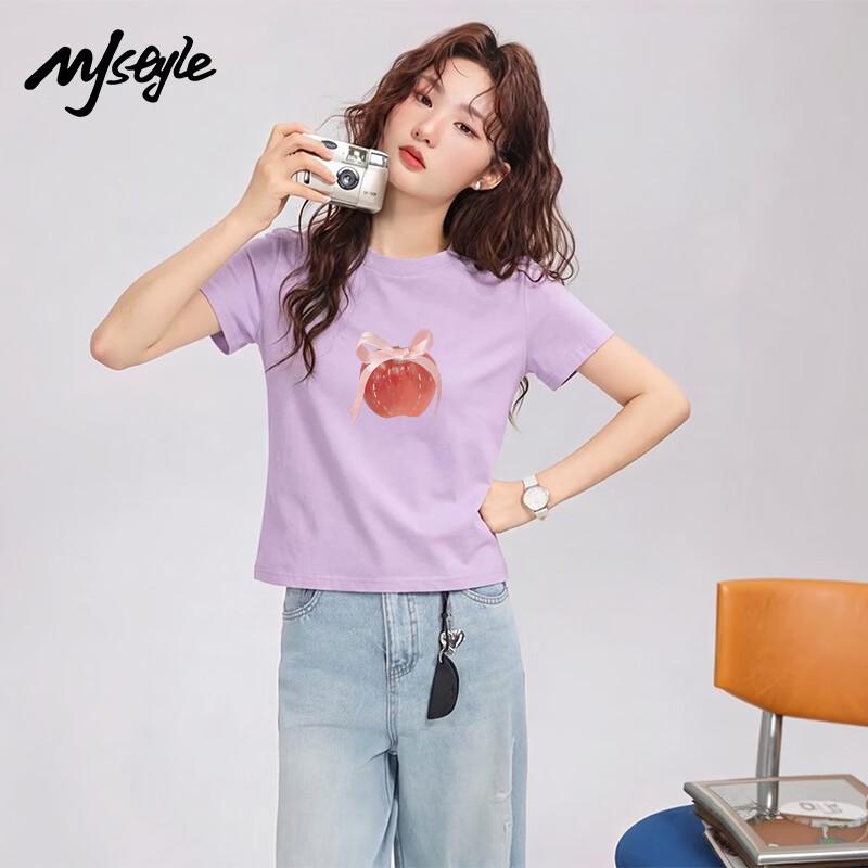 MJ STYLE Women s Cotton Short Sleeve T-Shirt 2XL