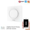 Zigbee Tuya Stepless Dimming Smart Home Rotary Switch with APP & Voice Control