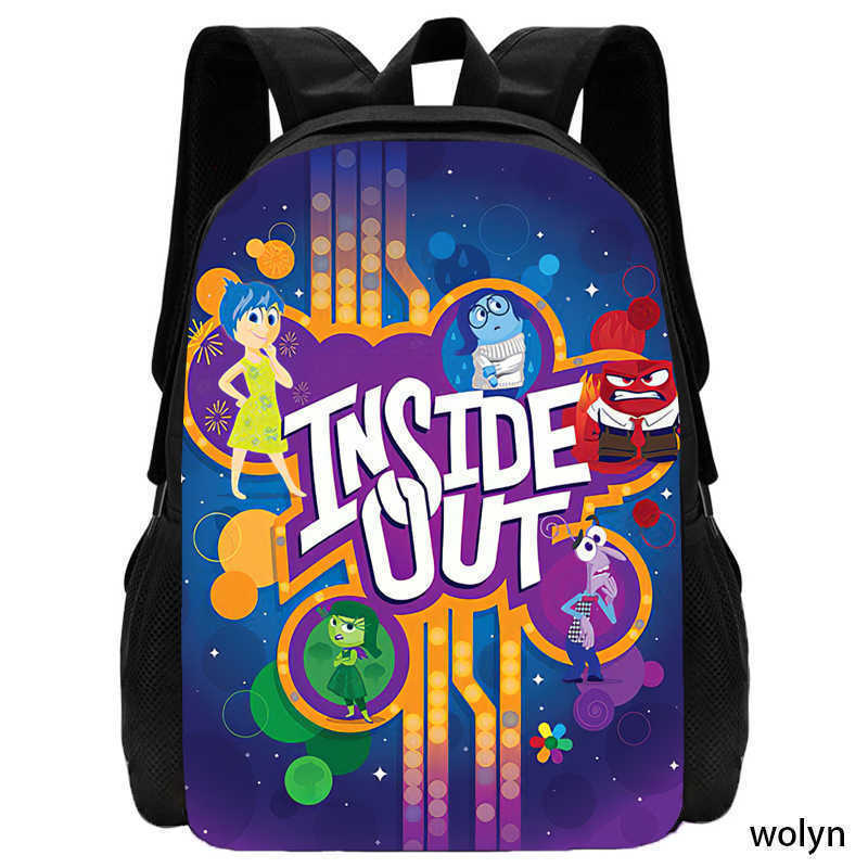 Inside Out 2 Anime Backpack For School And Travel With Storage Compartments