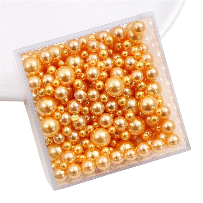 

3-8 мм 10/50 г случайные смешанные жемчужные бусины без отверстий, круглые бусины из АБС-пластика для рукоделия, изготовления ювелирных изделий 3-8mm 10g