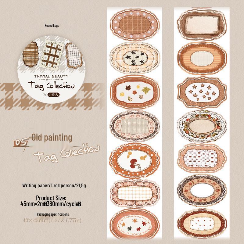 Ketchup-Themed Die-Cut Tape for Creative Retro Style Collages and Journal Decoration 45mm*2m