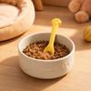 Baizihuahu Silicone Cat Feeding Spoon, Treat Scoop for Wet Food, Non-Slip Paw Handle Pet Food Mixing Supplies