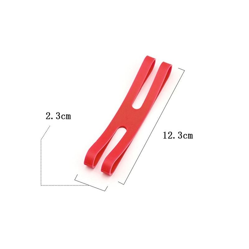 Outdoor Camping Tableware Storage H-Shaped Silicone High Elasticity Elastic Rubber Wrapping Bands Versatile For Outdoor Gear