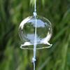 Japanese Glass Wind Chime Home Garden Hanging Pendant Transparent Glass Wind Chime Ornament Wind Chime Hanging Decoration