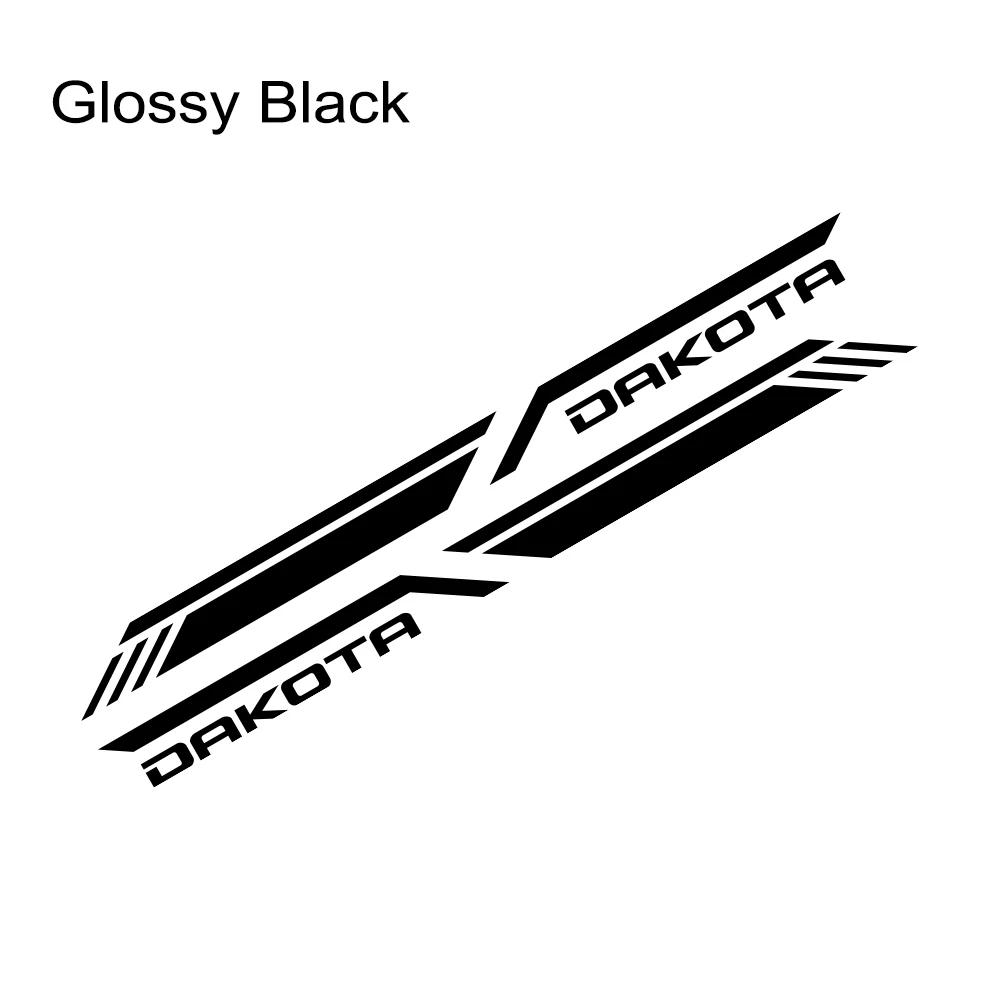 Pickup Bed Side Sticker For Dodge Dakota SLT SXT 5.9 R/T Sport Car Stripes Style Decor Decal Truck Vinyl Cover Auto Accessories