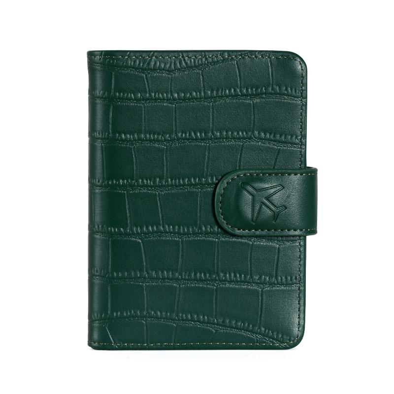 

Anti-Theft Pu Passport Bag Airplane Check-In Multifunctional Travel Wallet Ticket Holder Card Holder Passband Holder Women as the picture