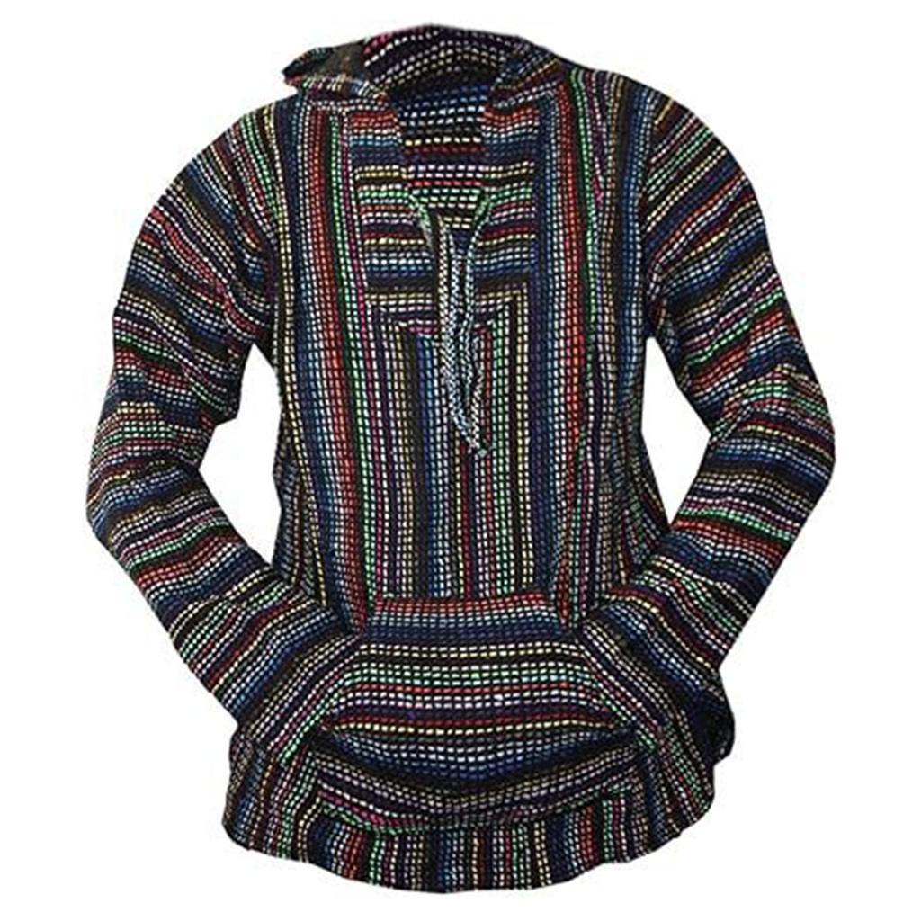 Men's  Tribal Style  Comfort  Hooded Hood  Long Sleeves  Hoodie