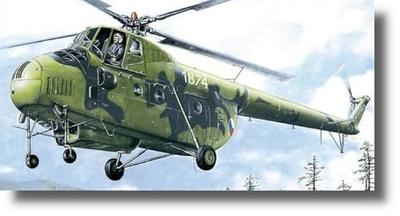 SEMAR 1/72 Scale Soviet Mil Mi-4 Hound Transport Helicopter Plastic Model Kit (SME72907)