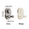 3 PCS Non-Marking Suction Cup Hooks Moisture-proof Kitchen Storage Hooks Wall Hook  Living Room