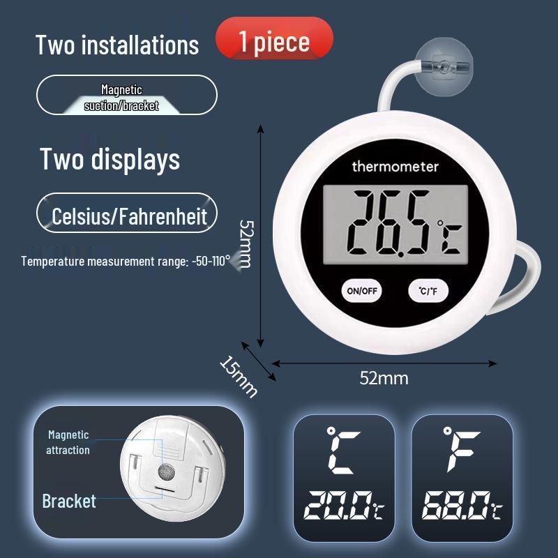 

High-Precision Thermometer for Aquariums and Turtle Tanks - Electronic Water Temperature Meter for Fish Farming