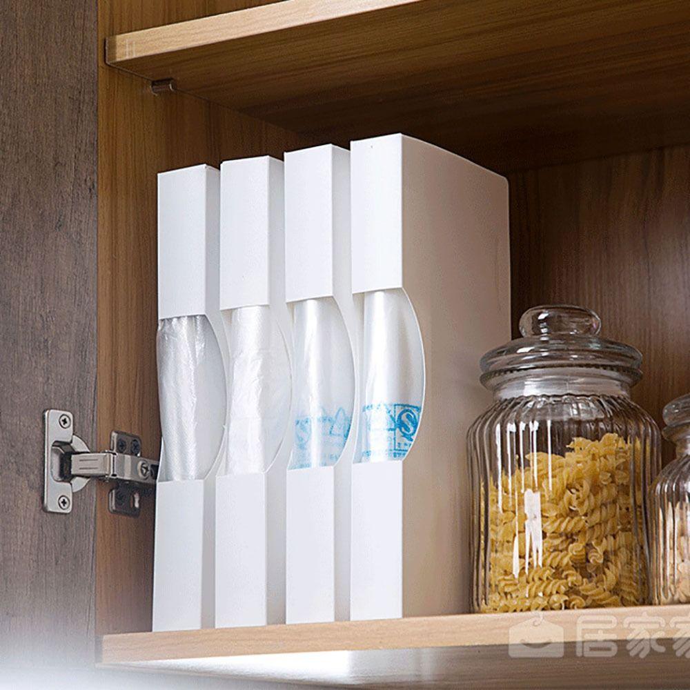 High-quality Plastic Bag Storage Box 3-Sizes Multifunctional Bag Organizer Wall Mounted Gloves Container Disposable Gloves