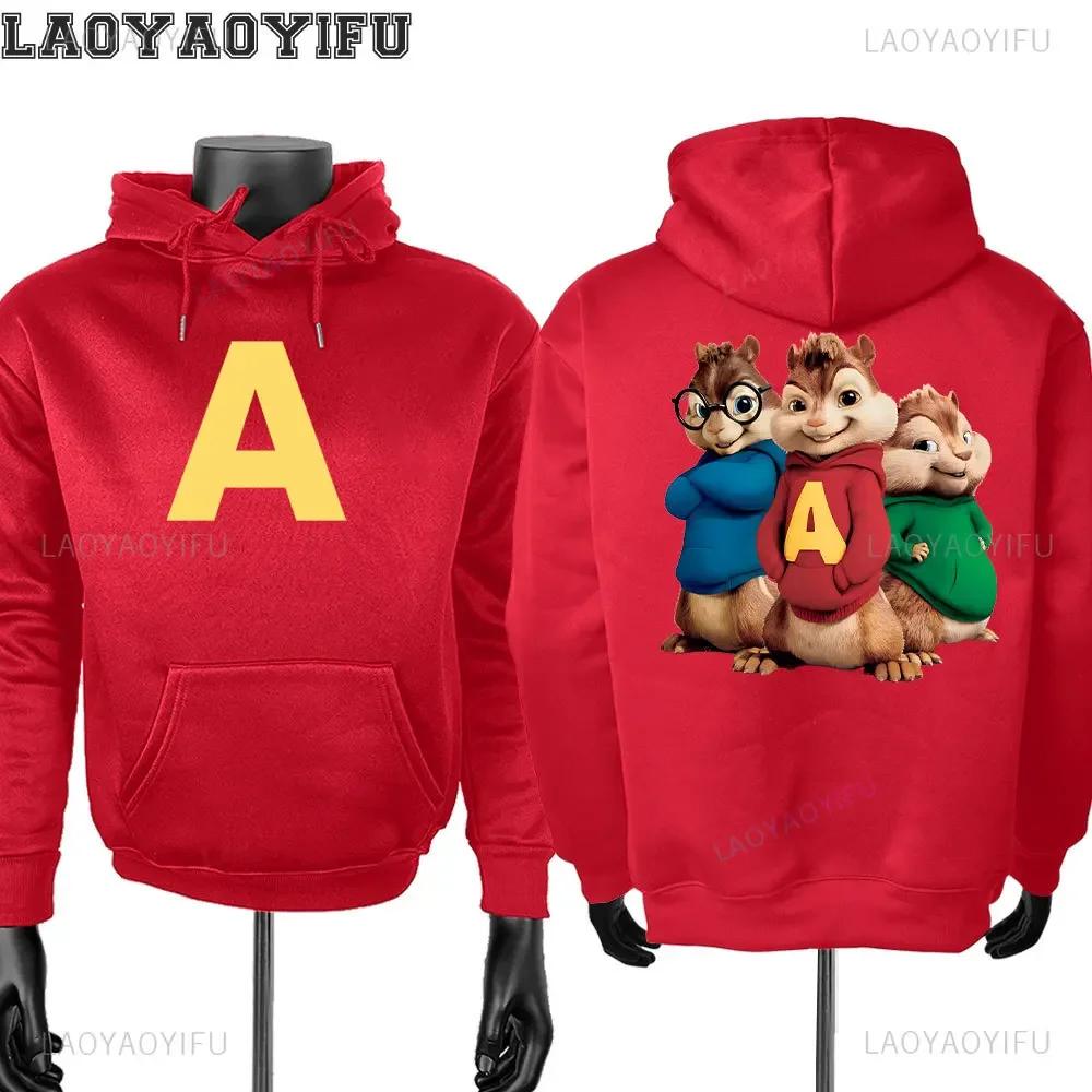 Alvin and The Chipmunks: The Squeakquel's Pullover Woman Manfashion Drop Shoulder Hoodie Is Available for Best Friend Sweatshirt