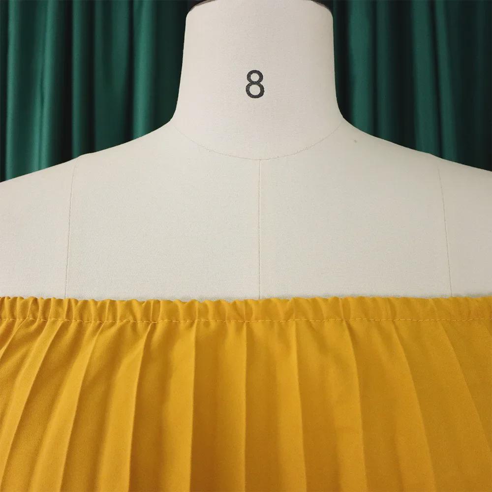 C8514 2023 Off-Shoulder Sexy Ruched Evening Dress – European & American Style