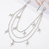 Y2K Shiny Star Waist Chain: Multi-layer Pants Chain with Unique Design for Trendy Girls