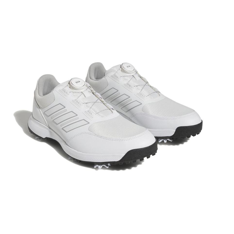 Adidas Tech Response Boa Slip Resistant Durable Lightweight Low Top Golf Shoes Men Sneakers White Silver HQ1210