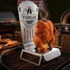 Dishwasher Safe Grill Tool Beer Can Chicken Roaster Rack, 304 Stainless Steel BBQ Stand Food Grade Metal for 16oz Can, Outdoor Accessory Camping