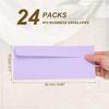 24Pcs 24.1cmx10.5cm Colored Self Seal Letter Size Paper Envelopes #10 Business Envelopes for Business Mailing Wedding Invitation