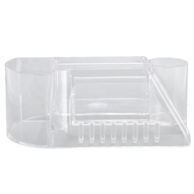 Nagelfräserhalter Nagelfräsermaschine Bits Manikürewerkzeuge Aufbewahrungsbox Transparent Multifunktional