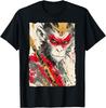 Sun Wukong Monkey King Fierce Japanese Art Graphic Tee Breathable Cotton Casual TShirt For Men