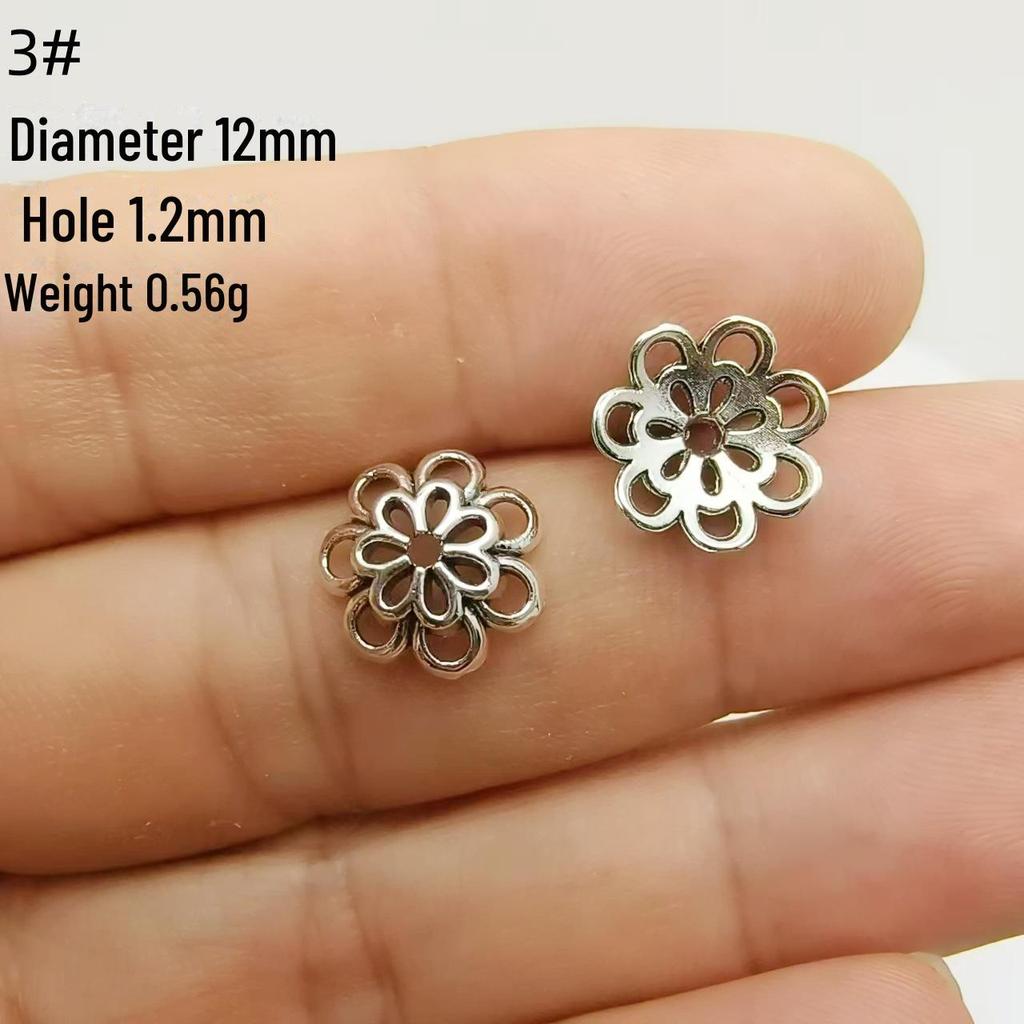 Tibetan Silver Flower Tray Spacer for DIY Bracelets & Jewelry