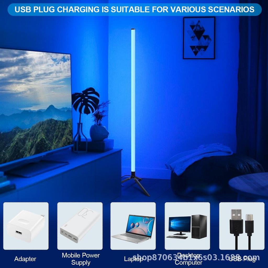 Lumină de Noapte Ambientală Inteligentă RGB LED, Reactivă la Sunet, USB