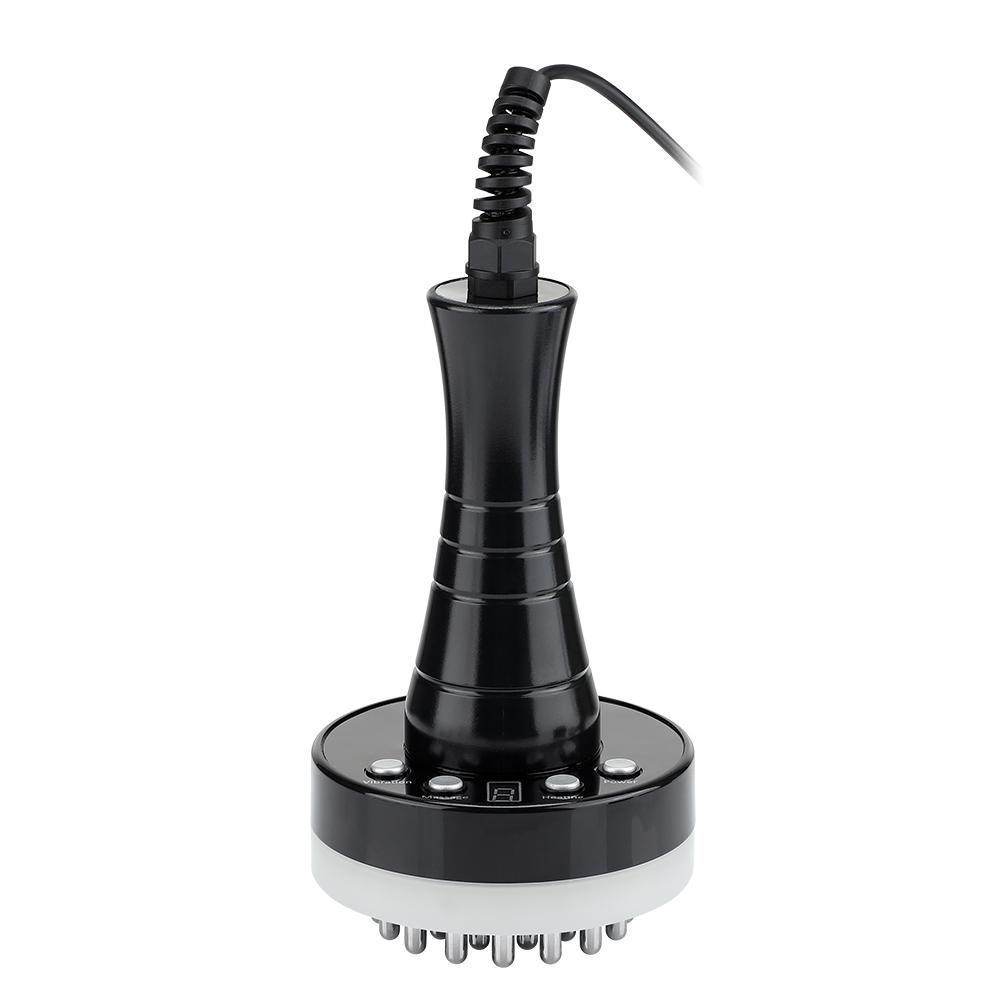 

Электрическая меридианная щетка Гуа Ша, массажер для тела, вибрация, микроток, горячий компресс, соскабливание, лимфодренажная машина, сжигатель жира EU Plug чёрный