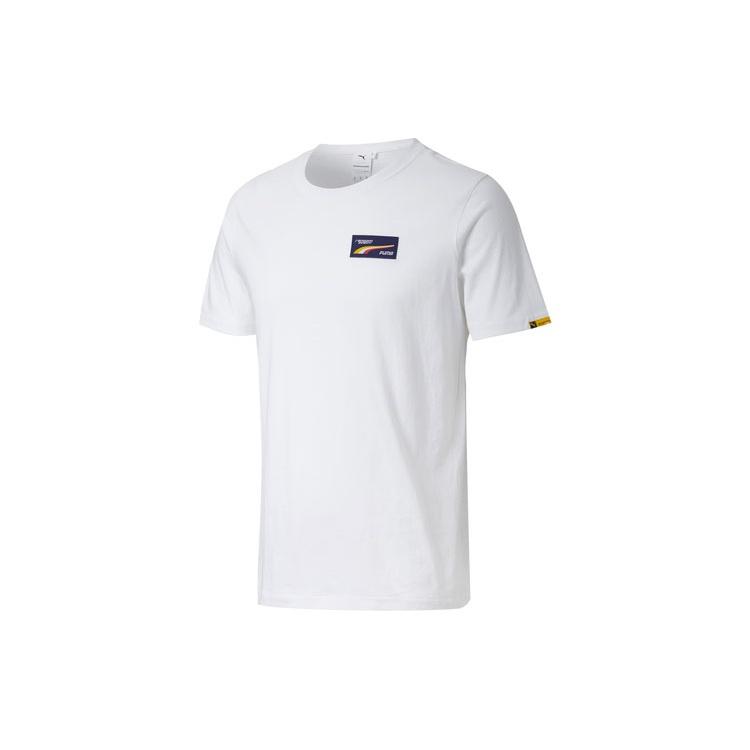 PUMA x Randomevent Tee White Black Yellow Men s 598068-02 M