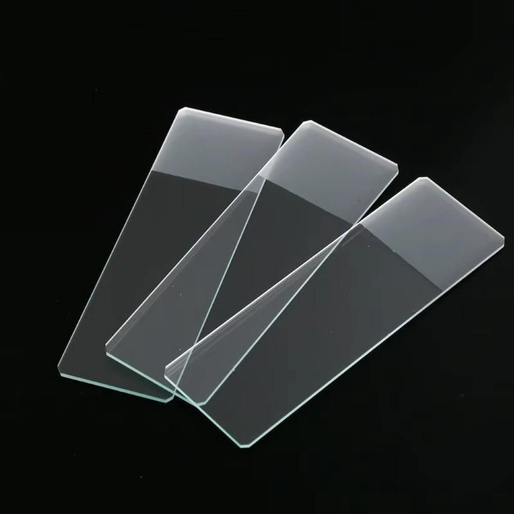 50Pcs/Box Glass Microscope Slides DIY 25.4x76.2MM Blank Biology Glass Slide Frosting Smooth Surface Blank Slides