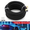 Free Shipping 10/20 FEET 3m/6m AN6 AN8 AN10 PTFE Oil Fuel Hose NYLON Braided Inside PTFE
