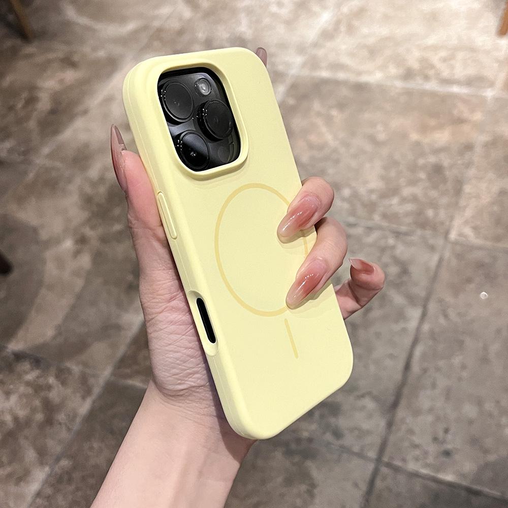 For Magsafe Original Liquid Silicone Phone Case For iPhone 15 16 Pro Max 16E 14 Plus 13 12 11 Magnet Wireless Charge Back Cover
